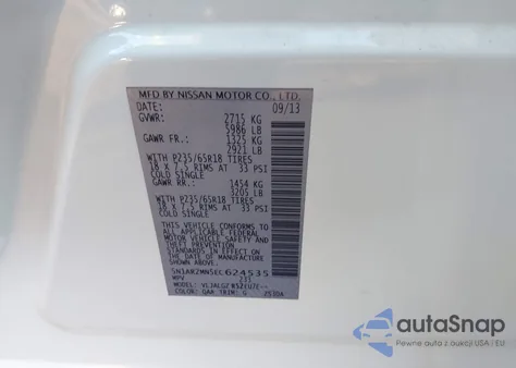 2014 Nissan Pathfinder Sl from USA, damaged, VIN 5N1AR2MN5EC624535